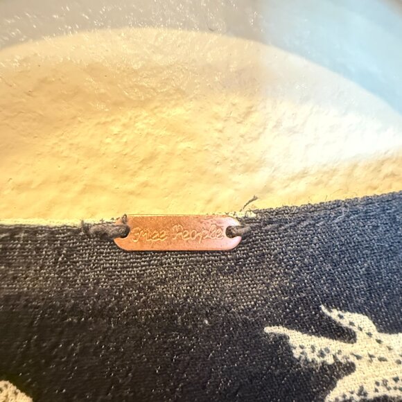 Free People - French Quarter - Black & Cream - Floral Wrap Dress - Size Large - Picture 3 of 4